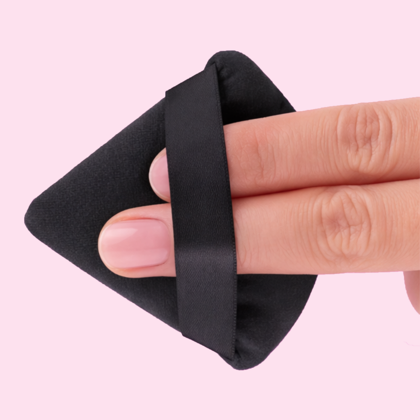 Ausmary® Ribbon Soft Velvet Triangle Powder Puff