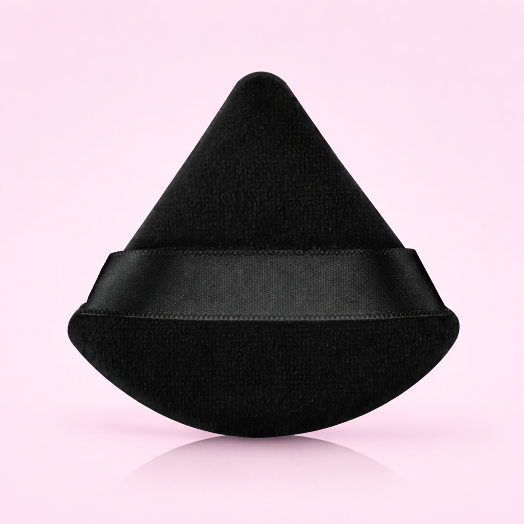 Ausmary® Ribbon Soft Velvet Triangle Powder Puff