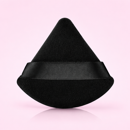 Ausmary® Ribbon Soft Velvet Triangle Powder Puff